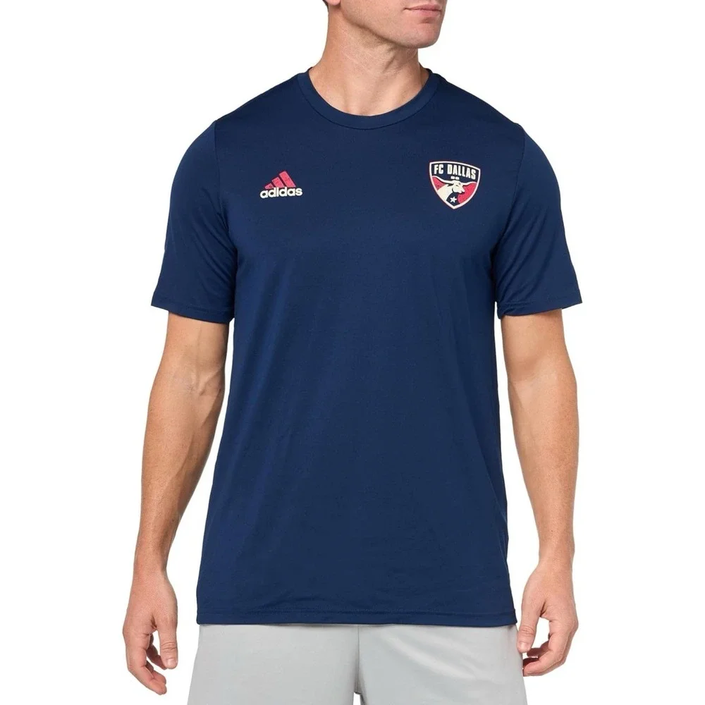 adidas Men's Fc Dallas MLS Short Sleeve Graphic T-Shirt Size L Tall